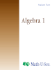 Algebra 1 Student Pack