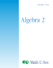 Algebra 2 Student Pack