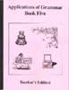 Applications of Grammar Book 5: Developing Communication Skills - Teacher's Manual