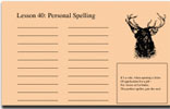 Phonetic Zoo - Personal Spelling Cards only